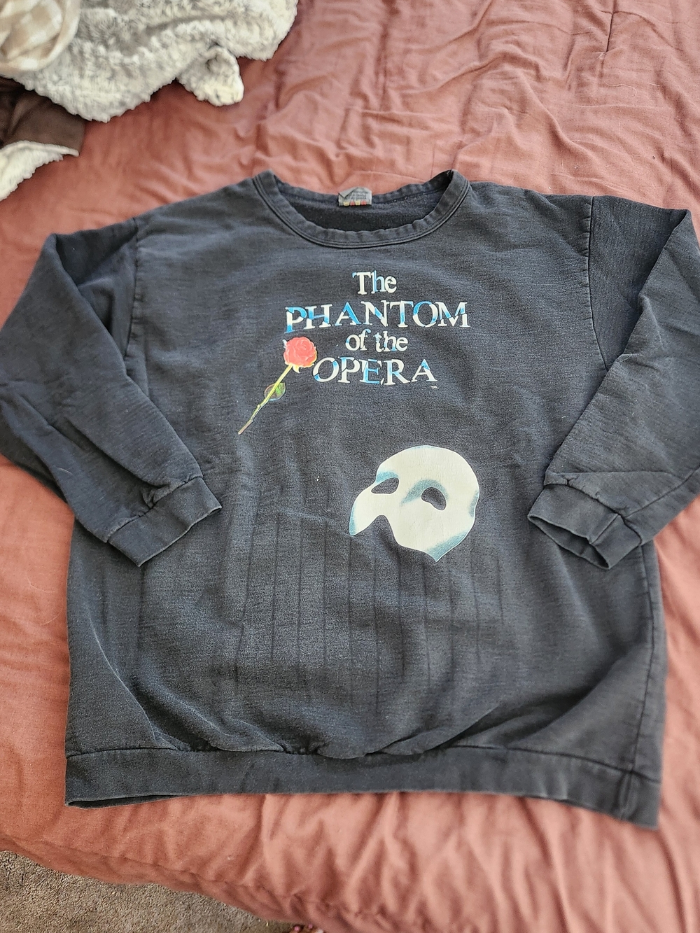 Vintage 1990s Phantom Of The Opera Movie Promo Crewneck Sweatshirt Adult Sz XL